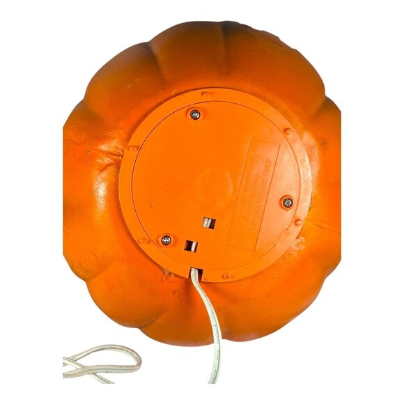 Lighted Foam Halloween pumpkin Jack O Lanterns vintage 1998 home holiday decor - Picture 8 of 10